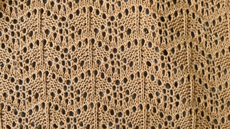 Heavy Lace Knit Camel