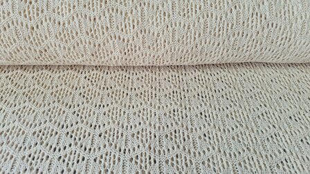 Heavy Lace Knit Creme