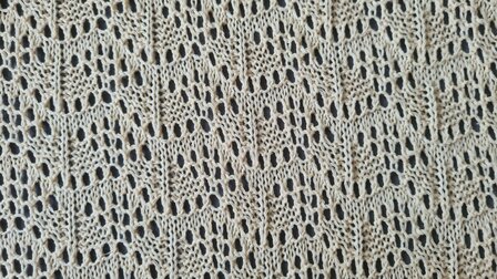 Heavy Lace Knit Creme