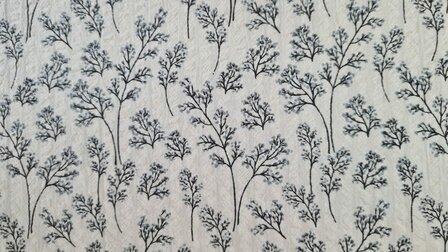 Seersucker Twigs Grey