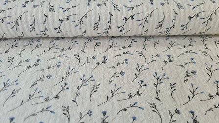 Seersucker Little Twigs Blue