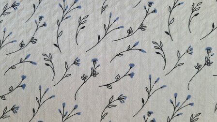 Seersucker Little Twigs Blue