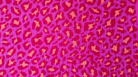 Mousseline Animal Spots Pink