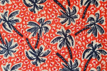 Mousseline Palmtree Orange