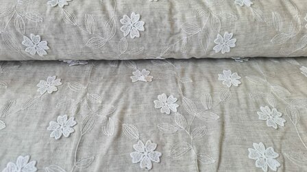 Cotton Embroidery Natural 2