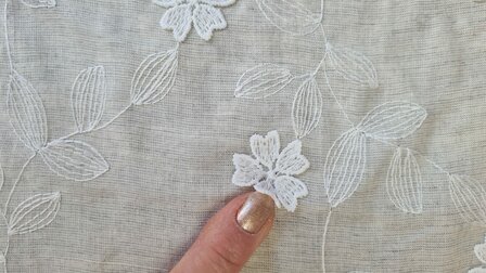 Cotton Embroidery Natural 2