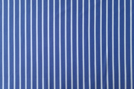 Cotton Stretch Stripes Royal Blue