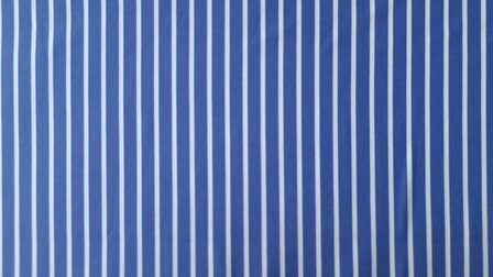 Cotton Stretch Stripes Royal Blue