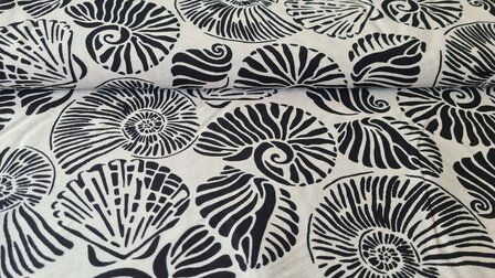 Viscose Crepe Shells Black