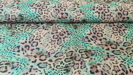Viscose Crepe Leo Green