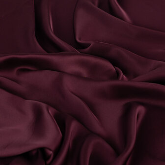 Viscose Satin Wine-Red