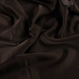 Viscose Satin Dark Brown
