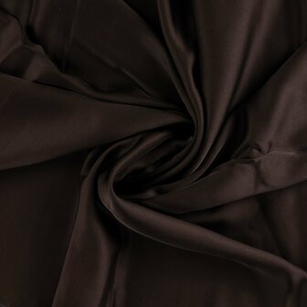 Viscose Satin Dark Brown