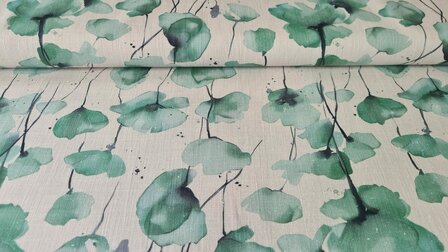 Linnen Cotton Ginko Green