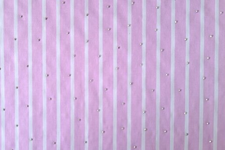 Cotton Mix Stripes &amp; Dots Ros&eacute;