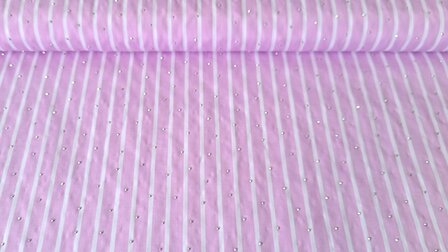 Cotton Mix Stripes &amp; Dots Ros&eacute;