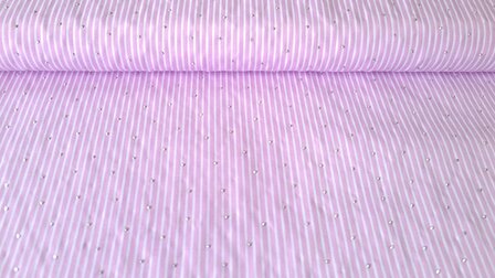 Cotton Mix Small Stripes &amp; Dots Ros&eacute;