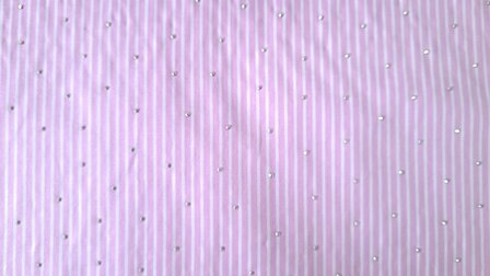 Cotton Mix Small Stripes &amp; Dots Ros&eacute;