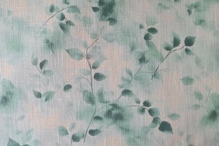 Linnen Cotton Twigs Green