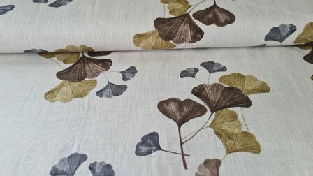 Linnen Cotton Ginko Olive Green