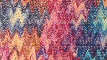 Viscose Jersey Punched Zig Zag Multi