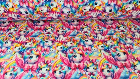 French Terry Unicorn Pink