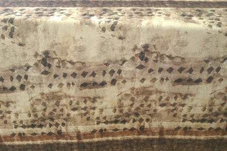 Viscose Crepe Abstract Brown/Camel
