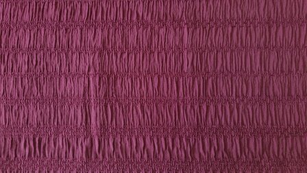 Viscose  Jacquard Smock Wine Red