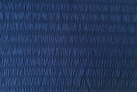 Viscose  Jacquard Smock Dark Blue