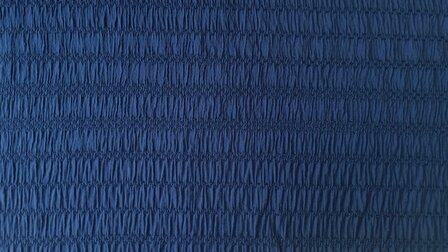 Viscose  Jacquard Smock Dark Blue