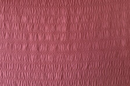 Viscose  Jacquard Smock Rouge