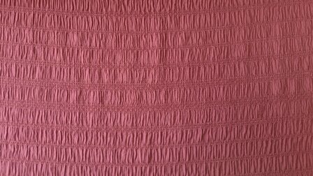 Viscose  Jacquard Smock Rouge