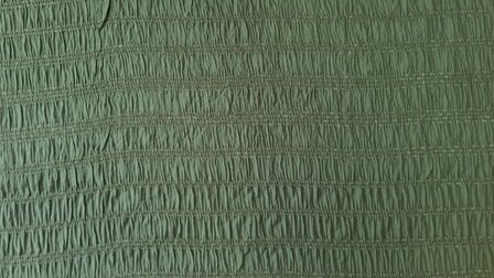 Viscose  Jacquard Smock Dark Green