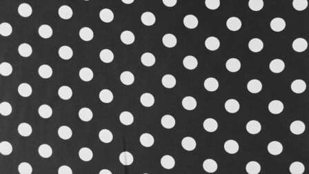 Viscose Small Polka Dots Black