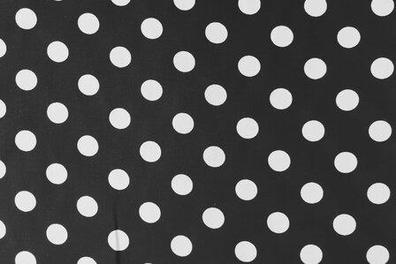 Viscose Small Polka Dots Black