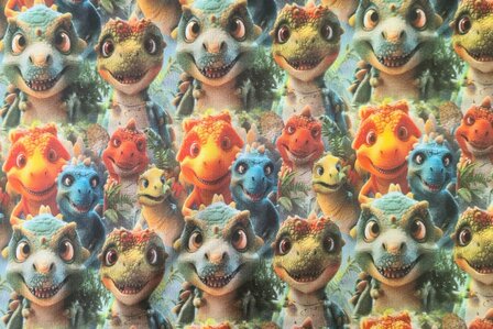 French Terry Dino's Multi