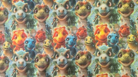French Terry Dino's Multi
