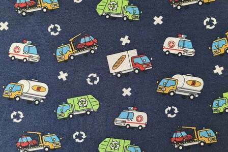 Cotton Jersey Rescue Team Navy