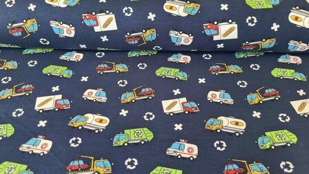 Cotton Jersey Rescue Team Navy