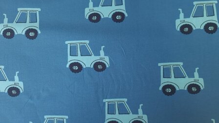 Cotton Jersey Tractor Blue