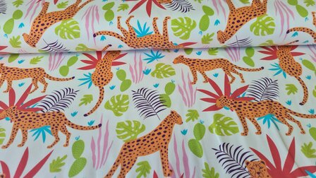 Cotton Jersey Leo Multicolour