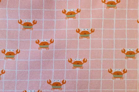 Cotton Jersey Crab Ros&eacute;