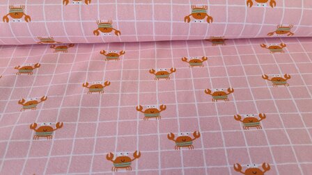 Cotton Jersey Crab Ros&eacute;