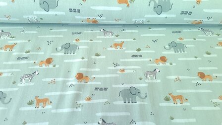 Cotton Jersey Safari Mint