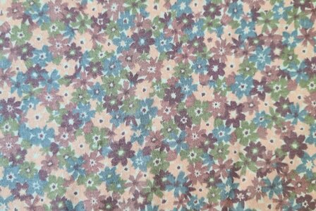 Cotton Jersey Milles Fleurs Mauve