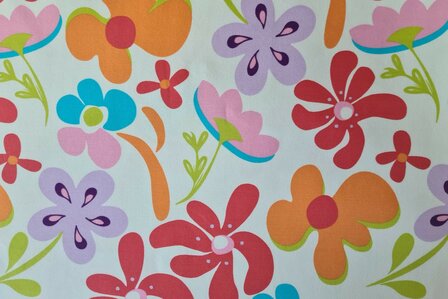 Cotton Jersey Sunny Flowers Multicolour