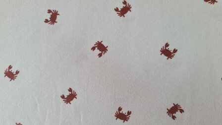 Cotton Jersey Crabs Off White