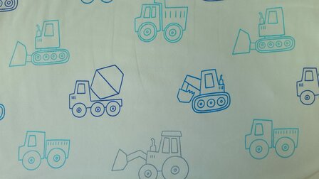Cotton Jersey Construction Machines Mint
