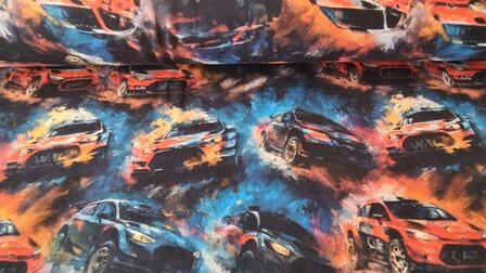 Cotton Jersey Rally Blue