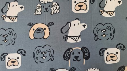 French Terry Dogs Old Blue